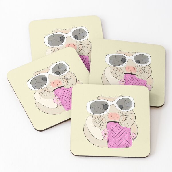 Item preview, Hamster eating wafer designed and sold by personpotato.