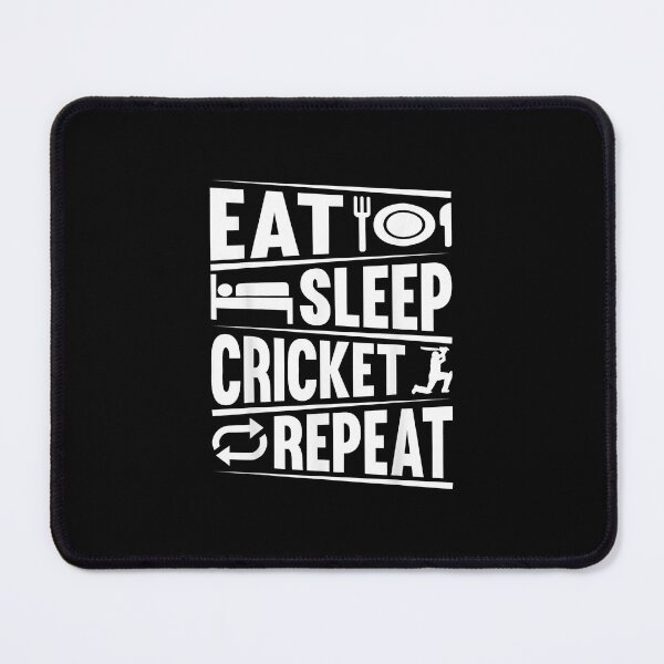 Item preview, Eat Sleep Cricket Repeat Gift Sports designed and sold by EffieDietrich.