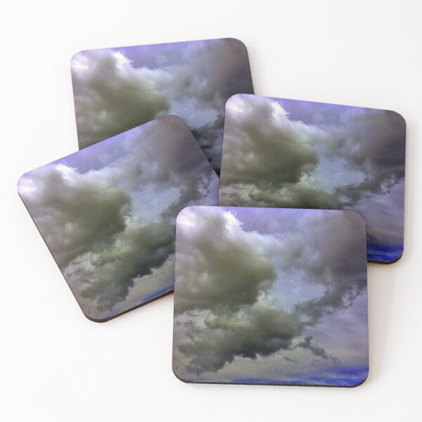 Item preview, Purple Puffy Storm Clouds - Cloudy Day designed and sold by Ric1926.