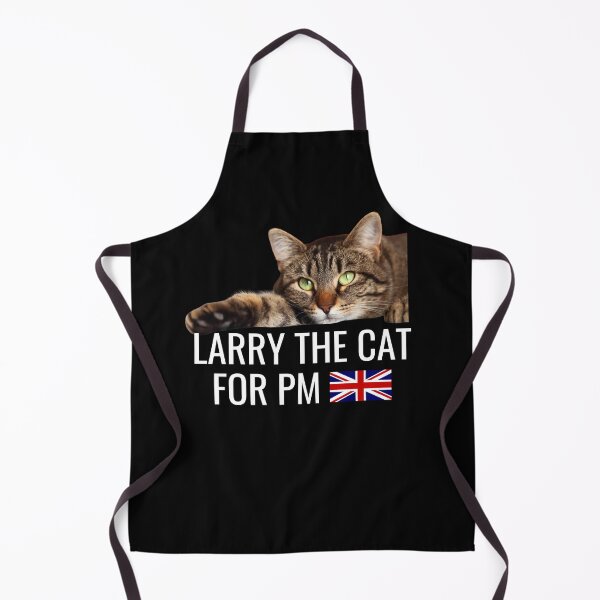 Artikelvorschau, Larry die Katze für PM. Foto getigerte Katze. Weiße Großbuchstaben. entworfen und verkauft von JellyBeenzz.
