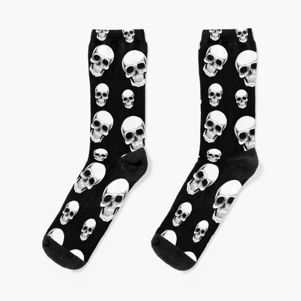 Skull Illustration Calcetines