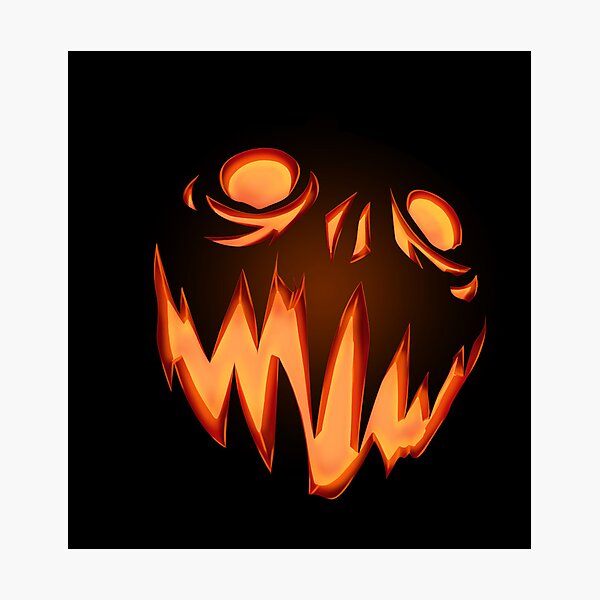 Item preview, Halloween Pumpkin - Scary designed and sold by Aryalaenkha.