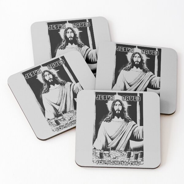 Artikelvorschau, JESUS SAVES für einen regnerischen Tag (#02, schwarz) entworfen und verkauft von SolidEarthArt.