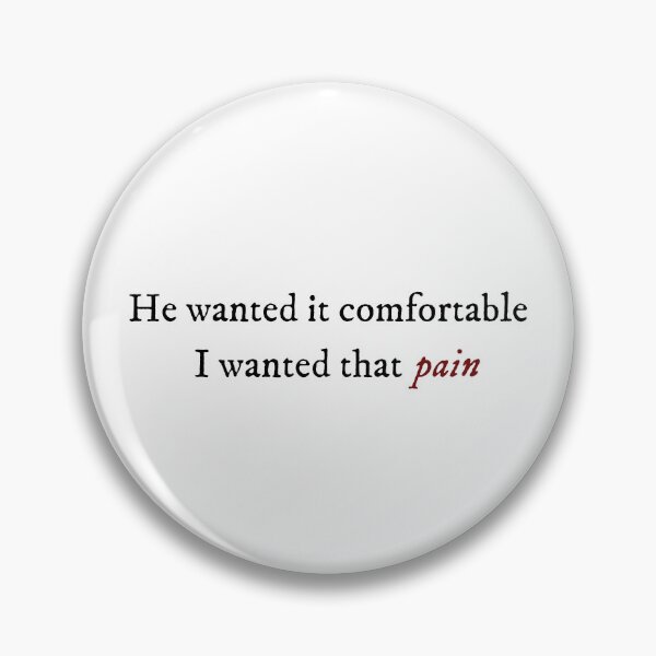 Item preview, He wanted it comfortable I wanted that pain - Taylor Swift Midnight rain designed and sold by bombalurina.