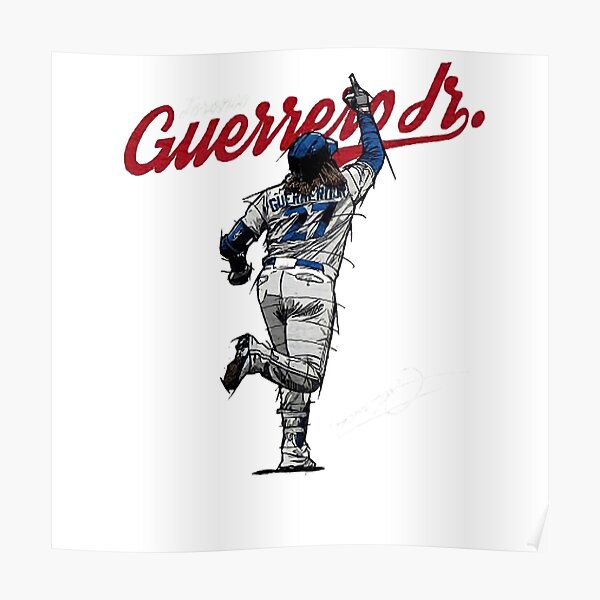 Vladimir Guerrero Jr Poster Toronto Blue Jays Canvas Wrap 