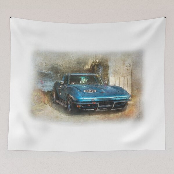 Item preview, Blue Corvette designed and sold by Stuart Row.
