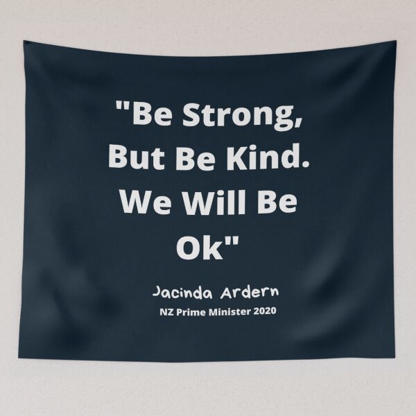 Item preview, Be strong but be kind- Jacinda Ardern NZ PM    designed and sold by ConkersCreat.