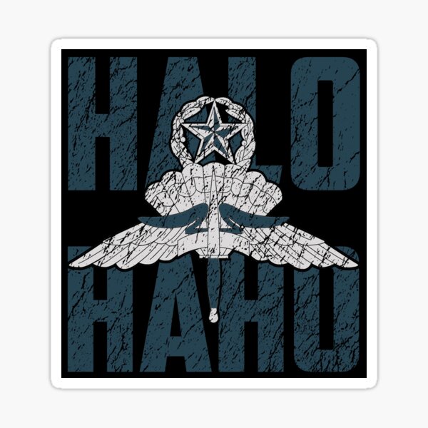 Item preview, Parachutiste militaire en chute libre Halo Haho #2785 designed and sold by Rare-Militia.