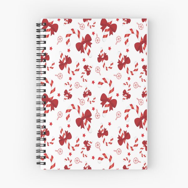 Item preview, Red White Candy Cane and Ribbons Christmas theme pattern designed and sold by wildberriesph.