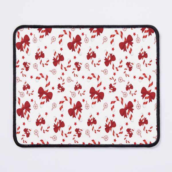 Item preview, Red White Candy Cane and Ribbons Christmas theme pattern designed and sold by wildberriesph.