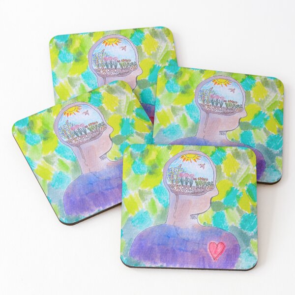 Item preview, The Garden of Your Mind Watercolor designed and sold by TurnipWilson.
