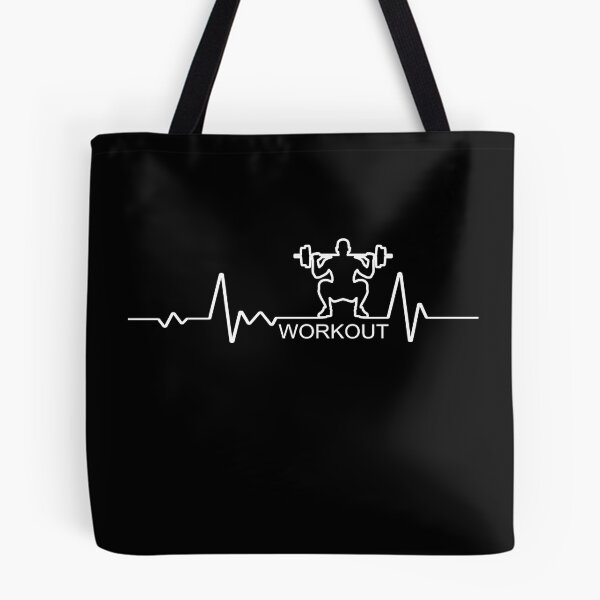 Item preview, Fitness Shirt - Workout Heartbeat Ecg designed and sold by strokli.