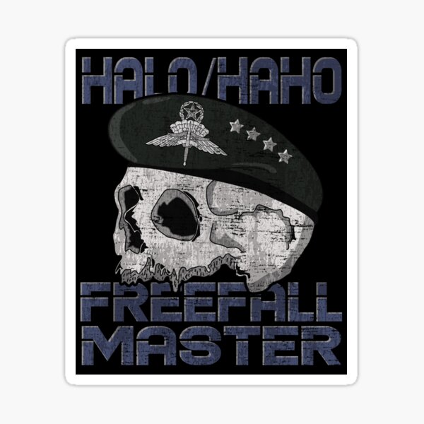 Item preview, Maître parachutiste militaire en chute libre Halo Haho # 2788 designed and sold by Rare-Militia.