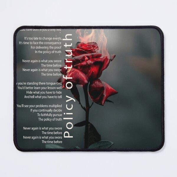 Item preview, Policy of truth Depeche Mode album Violator Red rose designed and sold by VincenzoVob.