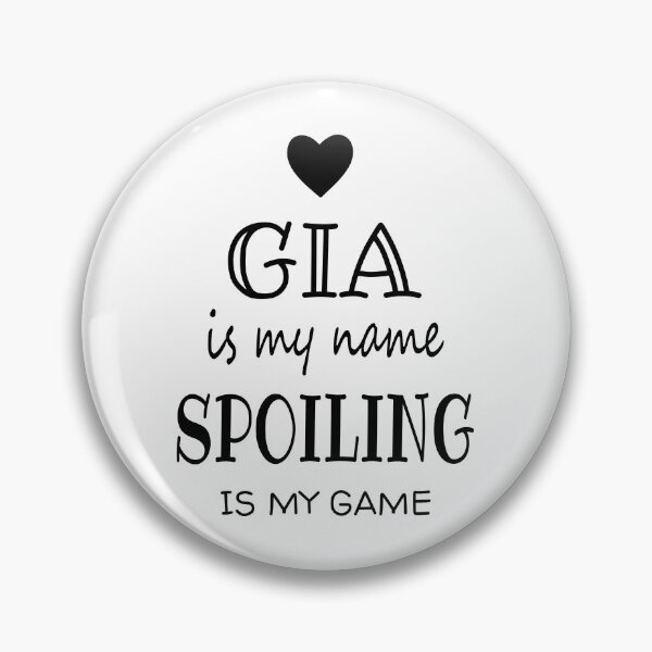 Item preview, Gia Is My Name (Black Version) designed and sold by isrowatia.