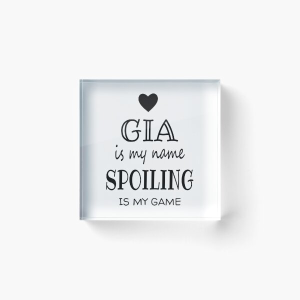 Item preview, Gia Is My Name (Black Version) designed and sold by isrowatia.