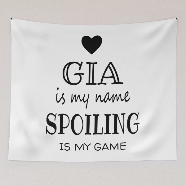 Item preview, Gia Is My Name (Black Version) designed and sold by isrowatia.
