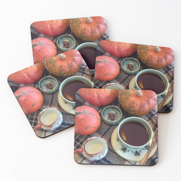 Item preview, Tea and Pumpkins designed and sold by SarahLoeckerArt.