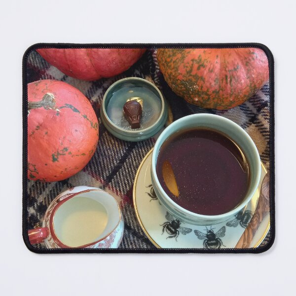 Item preview, Tea and Pumpkins designed and sold by SarahLoeckerArt.