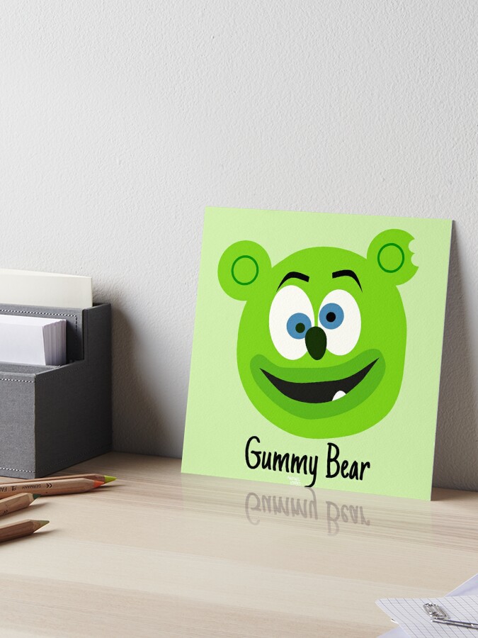 Cool Gummy Bear Art Board Print for Sale by Aurealis