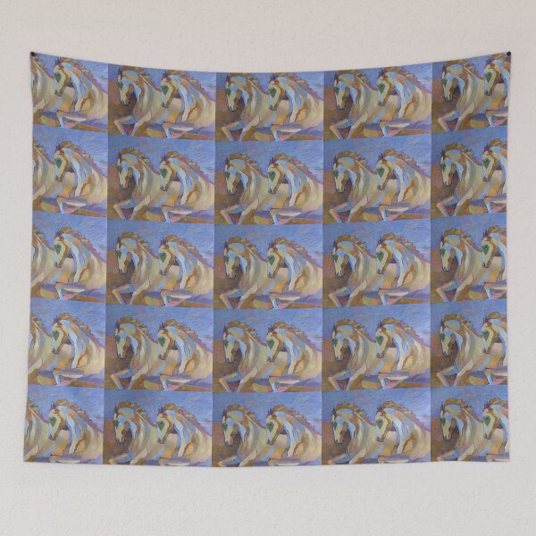 Item preview, Horses Galloping Painting Horses Running Animals designed and sold by tanabe.