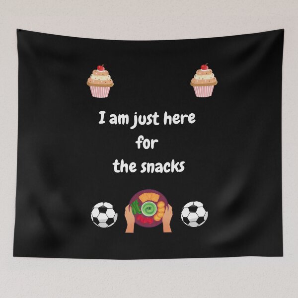 Artikelvorschau, Lustig, ich bin nur wegen des Snack-Football-Watching-Designs hier entworfen und verkauft von Artstastic.