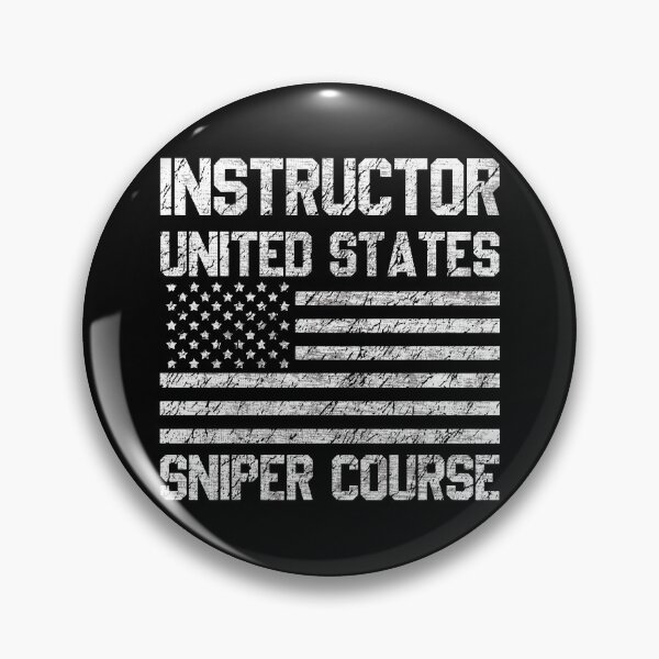 Item preview, Military Sniper Course Instructor #2790 designed and sold by Rare-Militia.