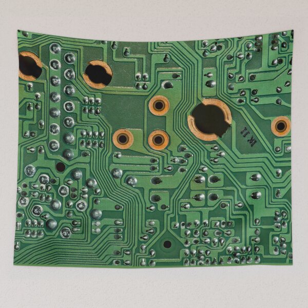 Item preview, Electronics Circuit on PCB Green Printed Circuit Board designed and sold by EngineersArt.