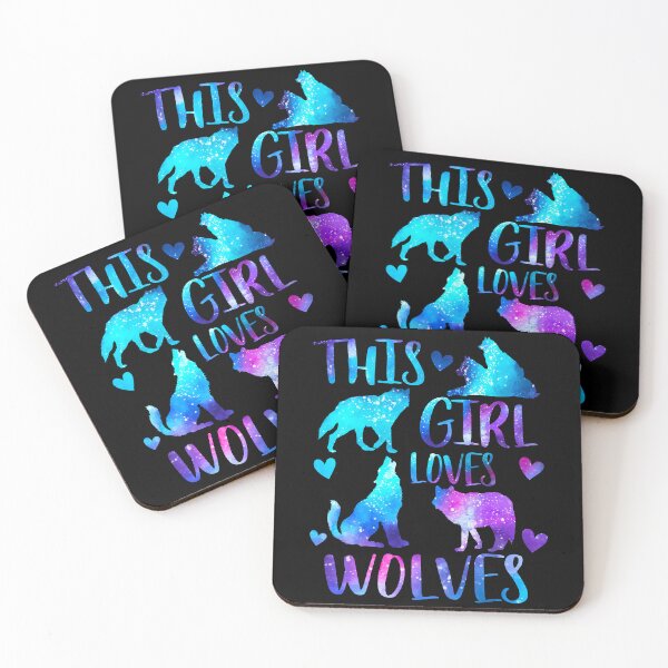 Item preview, This Girl loves wolves designed and sold by PrettyPittie Shop.