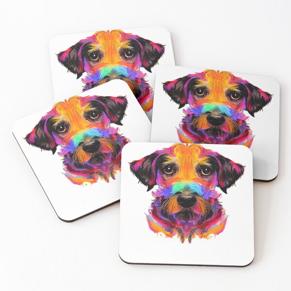 Item preview, Colourful Abstract Dog designed and sold by Bored Art 101.