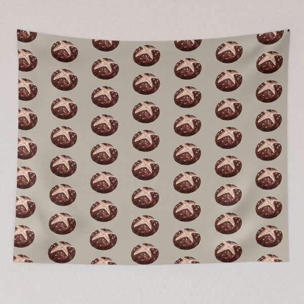 Item preview, Pretzel Bun - Watercolour Illustration designed and sold by Pattokarts.