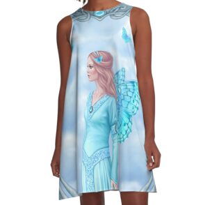 aquamarine t shirt dress