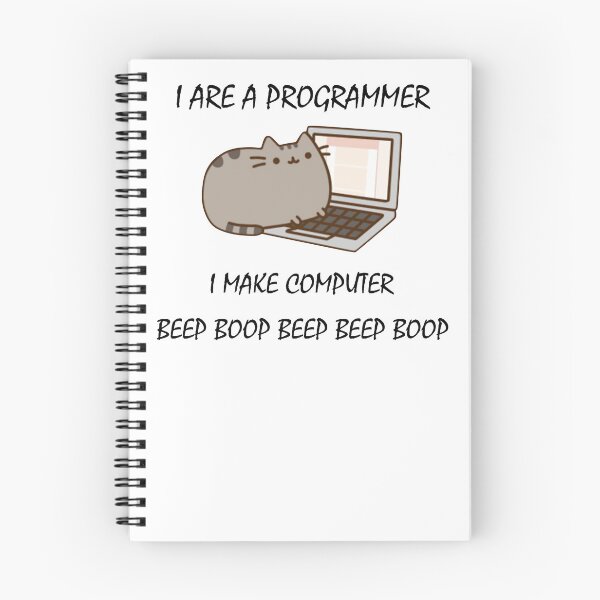 Item preview, I Are Programmer I Make Computer Beep Boop Beep Beep Boop (Black Text) designed and sold by isrowatia.