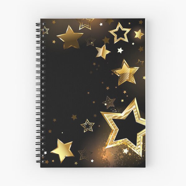 Item preview, Black background with gold stars designed and sold by Blackmoon9.