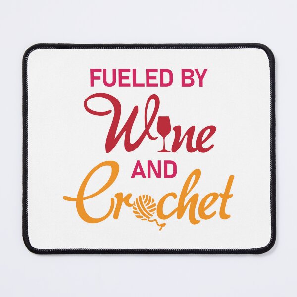 Item preview, Fueled by Wine and Crochet designed and sold by chillaxcats.
