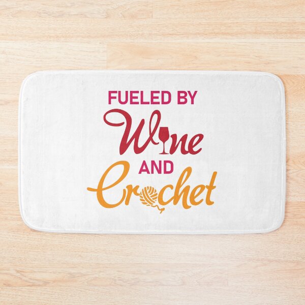 Item preview, Fueled by Wine and Crochet designed and sold by chillaxcats.