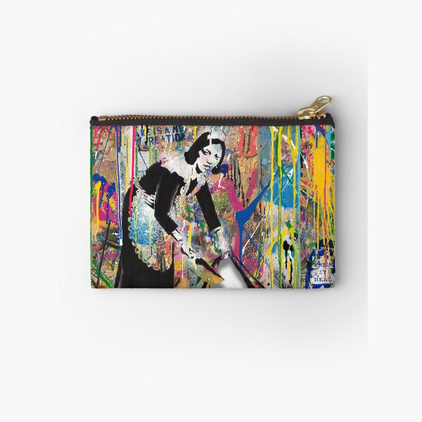 Item preview, Colorful Spray Paint Stencil Pop Art - Sweep it Under the Carpet Banksy Maid designed and sold by WE-ARE-BANKSY.