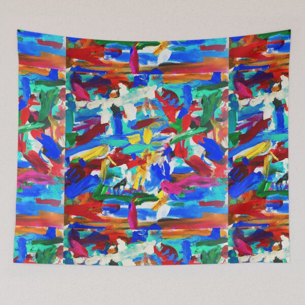 Item preview, expressionism colorfull gifts designed and sold by shirtkosa.