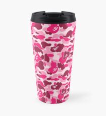 camo pink bape Travel Mug