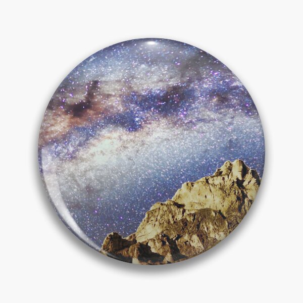 Item preview, Heavens Above - Night Sky, Stars Shining Above the Mountain - God's Peace in Nature Series designed and sold by Ceramic Scripture.