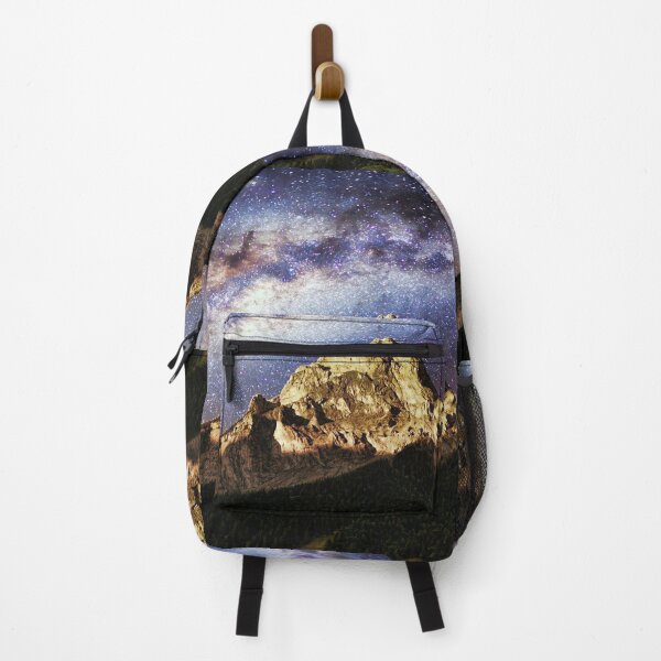 Item preview, Heavens Above - Night Sky, Stars Shining Above the Mountain - God's Peace in Nature Series designed and sold by Ceramic Scripture.