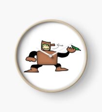 Wood Man - Nice Clock