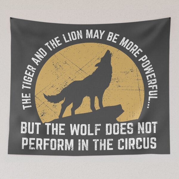 Item preview, Powerful Wolf Does Not Perform In Circus designed and sold by yeoys.