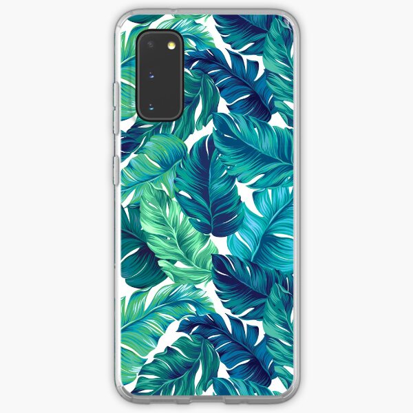Funky banana leaf pattern. Samsung Galaxy Soft Case