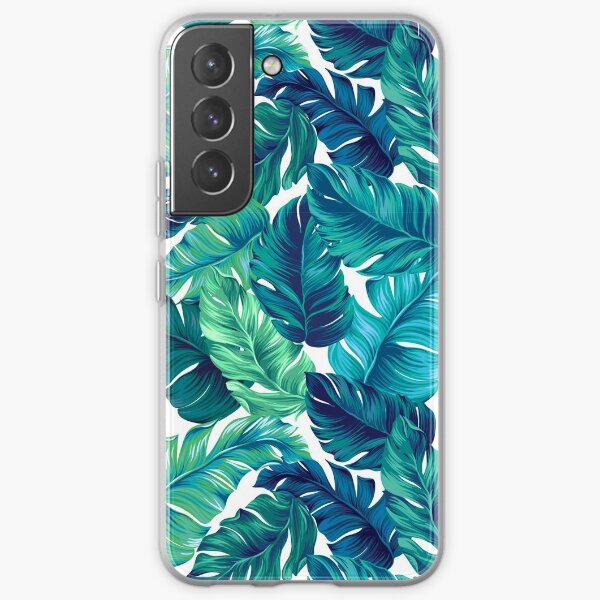Funky banana leaf pattern. Samsung Galaxy Soft Case