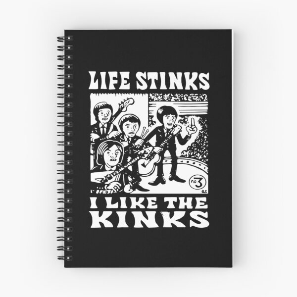 Aperçu de l'œuvre La vie pue j'aime les Kinks créée et vendue par RomanKulczyn.