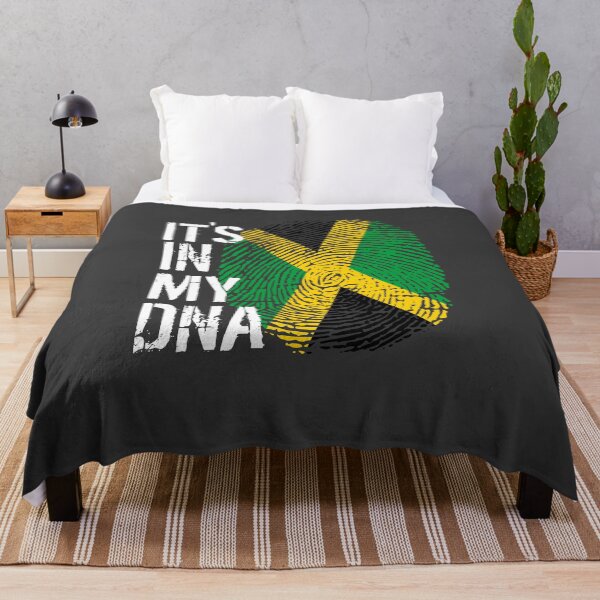 Item preview, Jamaica Flag Fingerprint - It's in my DNA Jamaican designed and sold by PartyShirts1.