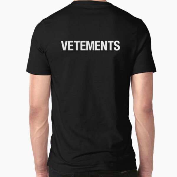 VETEMENTS Slim Fit T-Shirt