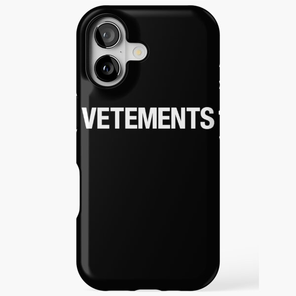 lune0312☆VETEMENTS☆iPhoneX／XS case Vetements Black Logo iPhone XS Max Case Release | Drops