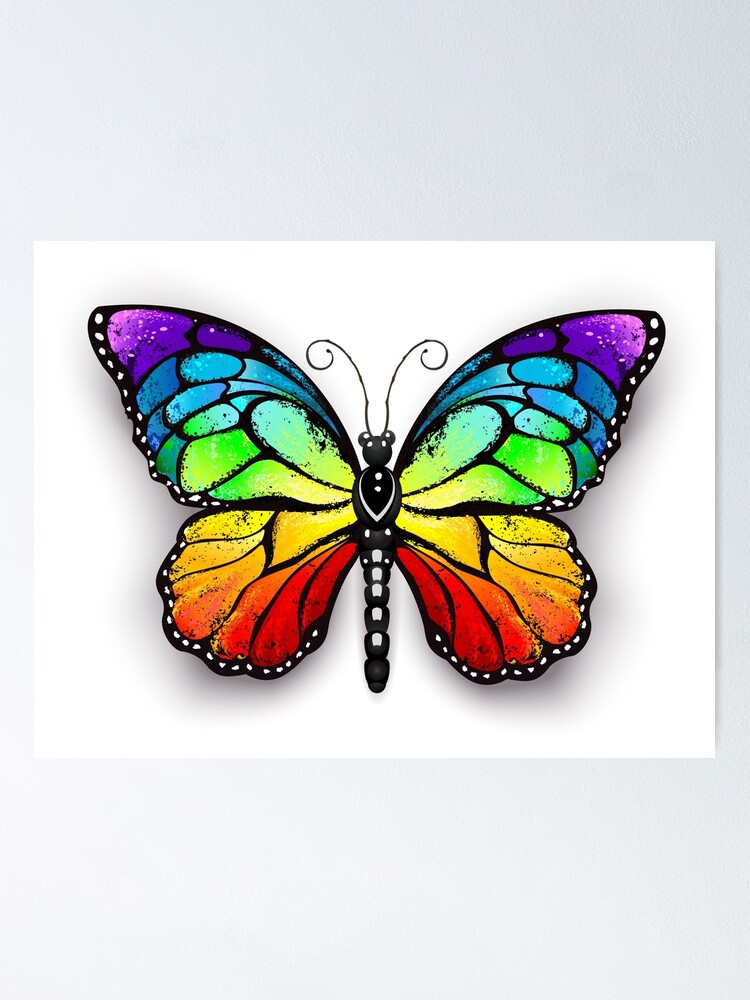 Download "Rainbow monarch butterfly ( Butterflies ) Rainbow ...
